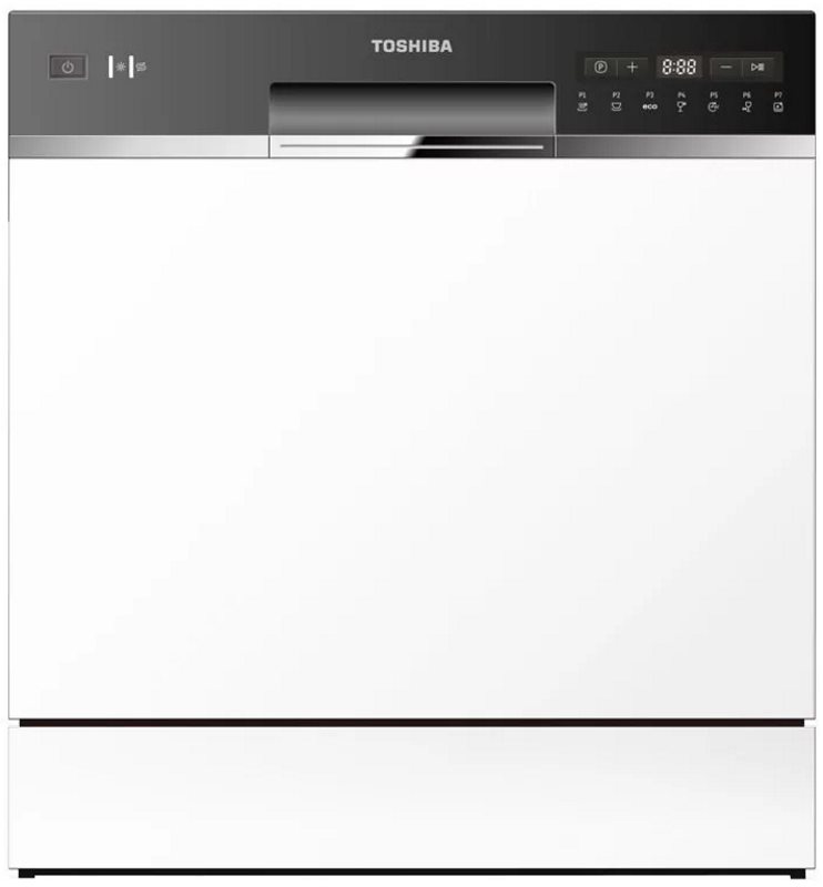 Image Maşina de spalat vase Toshiba DW-08T2EW White, Black