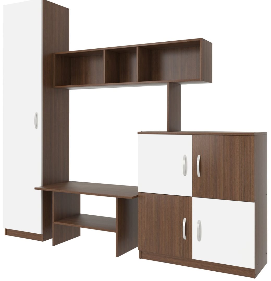 Image Стенка Haaus Ada 2.1м White, Wenge