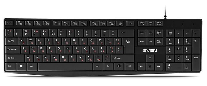 Image Клавиатура SVEN KB-S305 RU EN