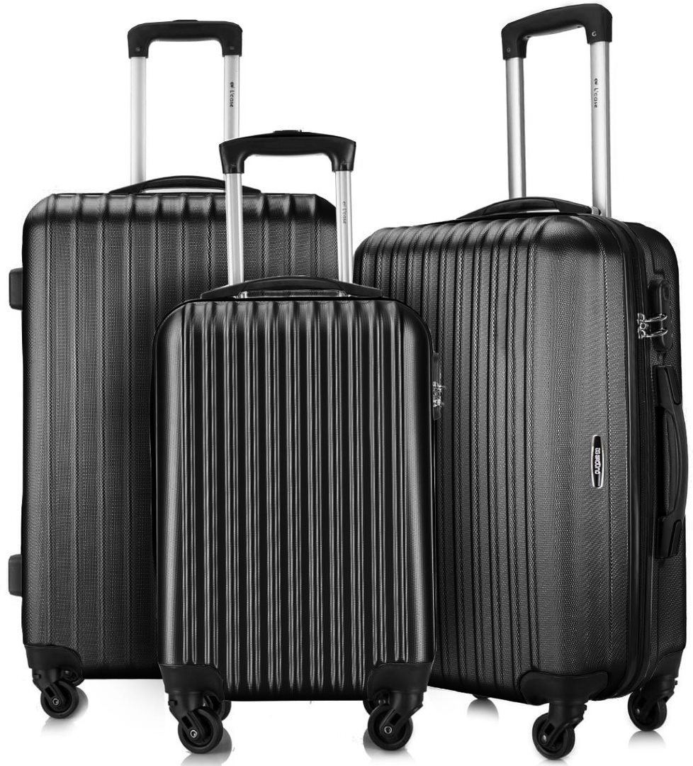 Image Комплект чемоданов Ground Sahara L, M, S Black