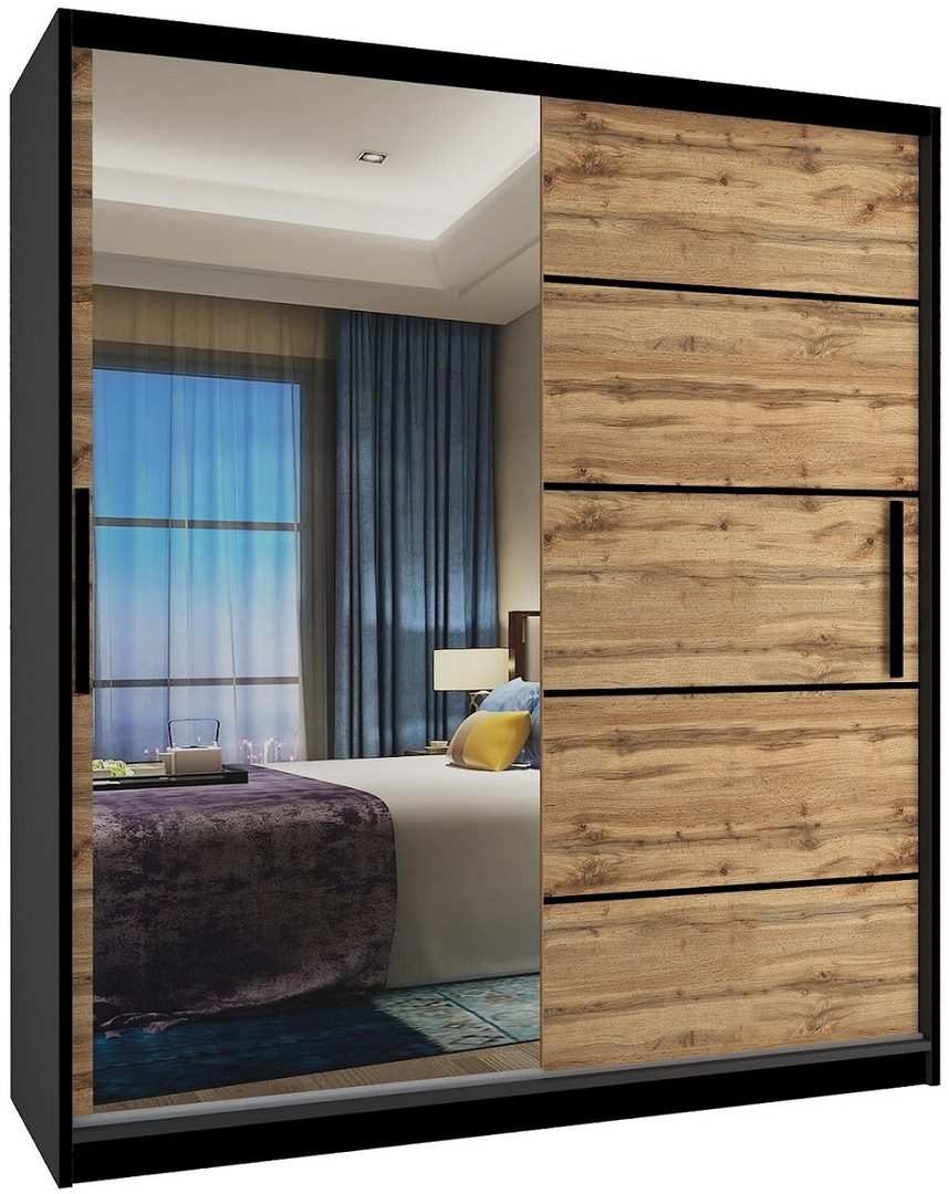 Image Dulap-Cupă Belini MZ SZP2/0/B/DW/0/BL Wotan Oak, Black