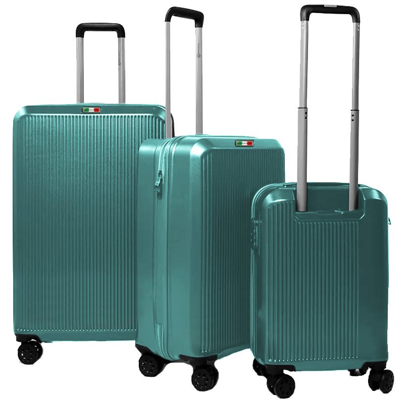 Image Комплект чемоданов Francesco Ferellino Solamante S/M/L Petrol Green