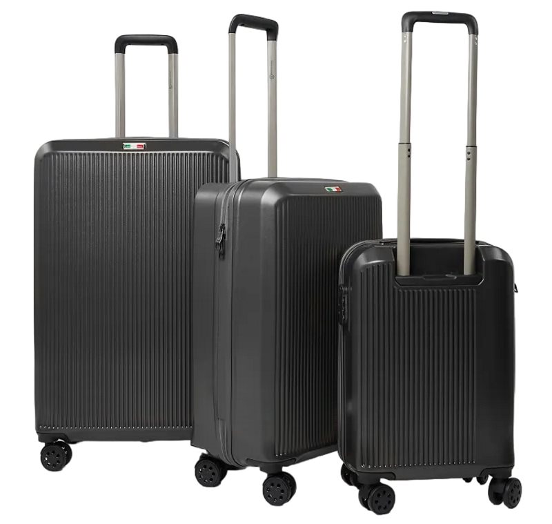 Image Комплект чемоданов Francesco Ferellino Solamante S/M/L Dark Grey