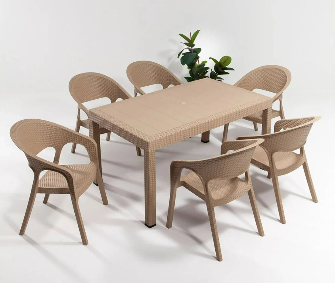 Image Комплект садовой мебели Modalife Cappucino 90x150