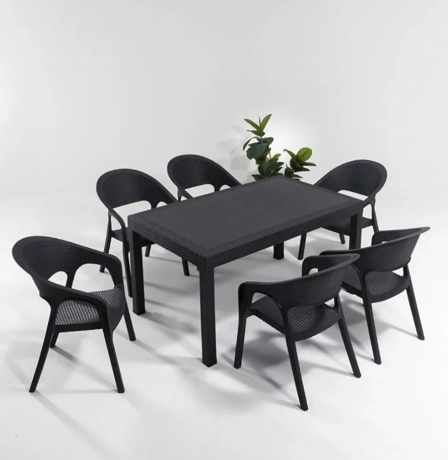 Image Комплект садовой мебели Modalife Antrasit 90x150