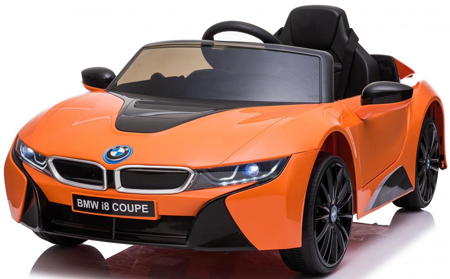 Image Mașinuța electrică LeanToys BMW i8 JE1001 Orange