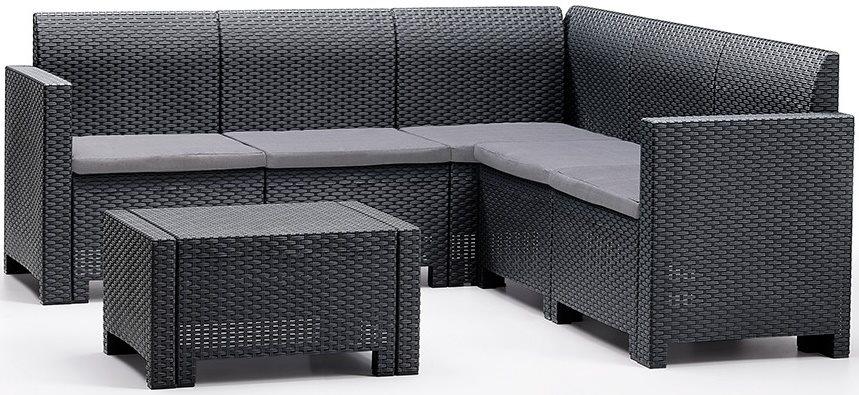 Image Комплект садовой мебели Bica Nebraska Corner Graphite