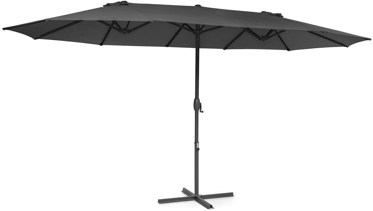 Image Umbrelă de gradină Blumfeldt Twin Peaks Grey