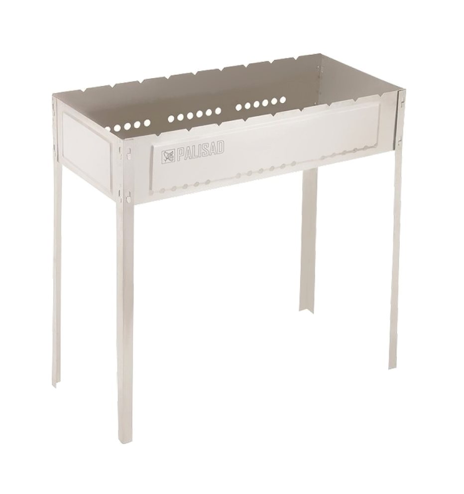 Image Мангал Palisad 69548 700x300x700 Silver