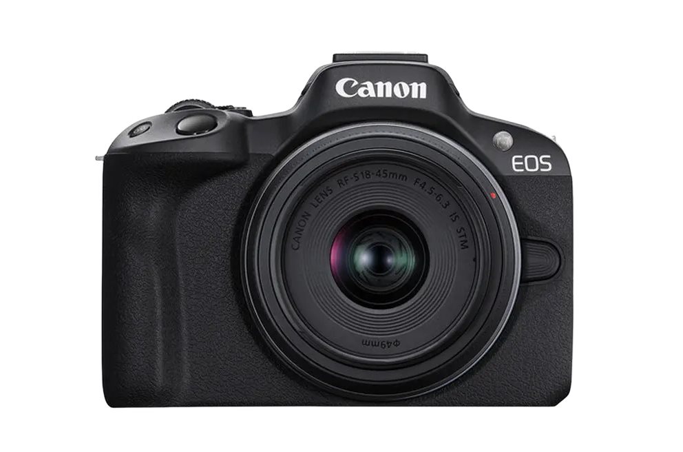 Image Фотоаппарат Canon EOS R50 & RF-S 18-45mm & RF-S 55-210mm KIT Black