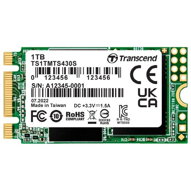 Image Dispozitiv de stocare SSD Transcend  MTS430S 1TB