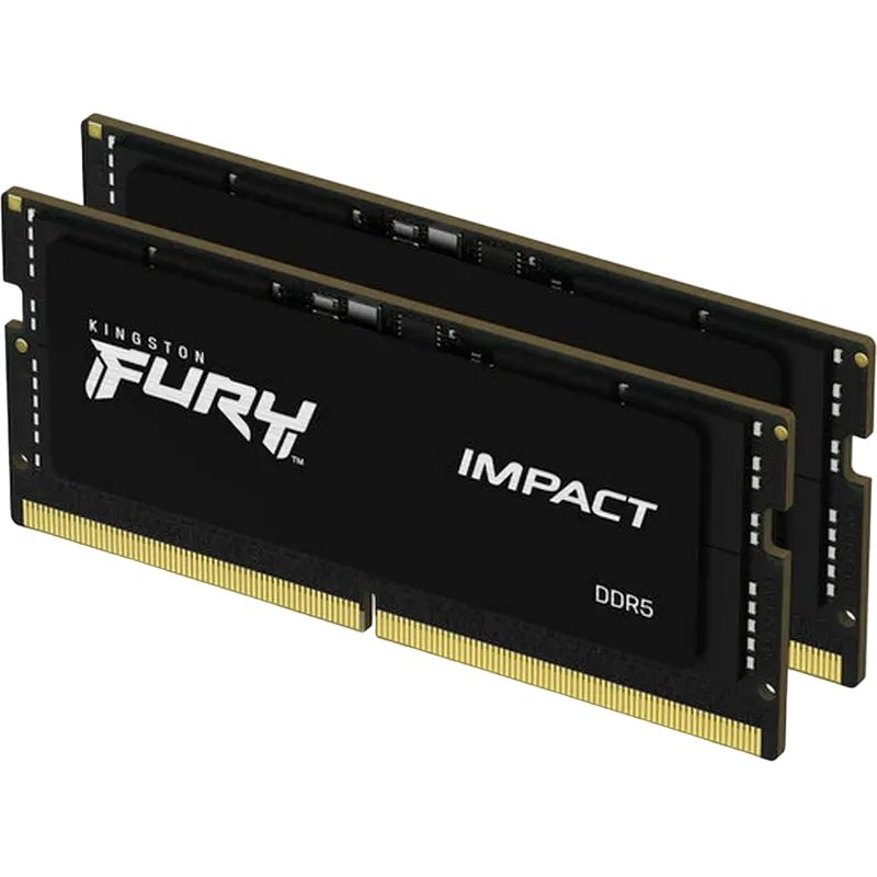 Memorie RAM Kingston FURY Impact 32GB DDR5-5600MHz SODIMM Kit