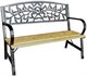 Image Bancă grădină GardenLine Sorina MEB2958 Wooden, Black
