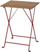 Image Masa Ikea Tarno 55x54 Roșu, Maro deschis