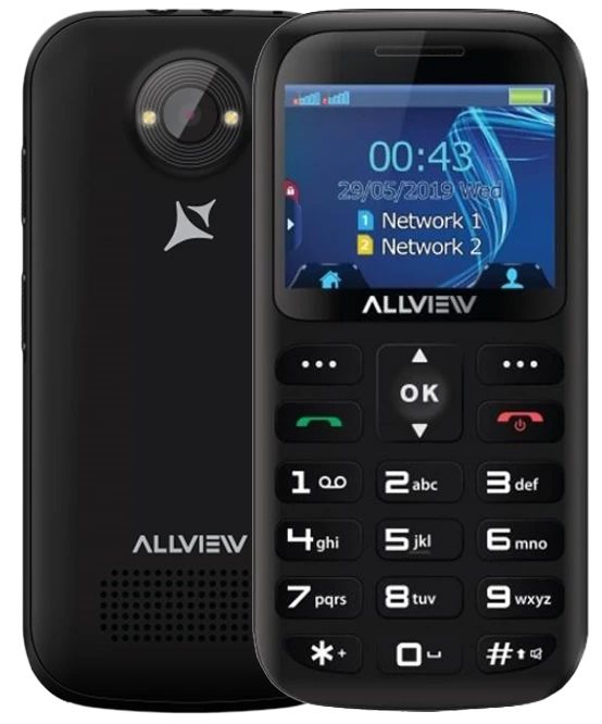 Image Мобильный телефон Allview D2 Senior DUOS Black