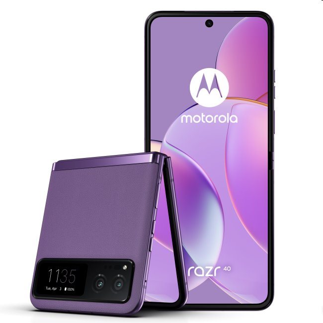 Image Мобильный телефон Motorola Razr 40 8/256GB Summer Lilac