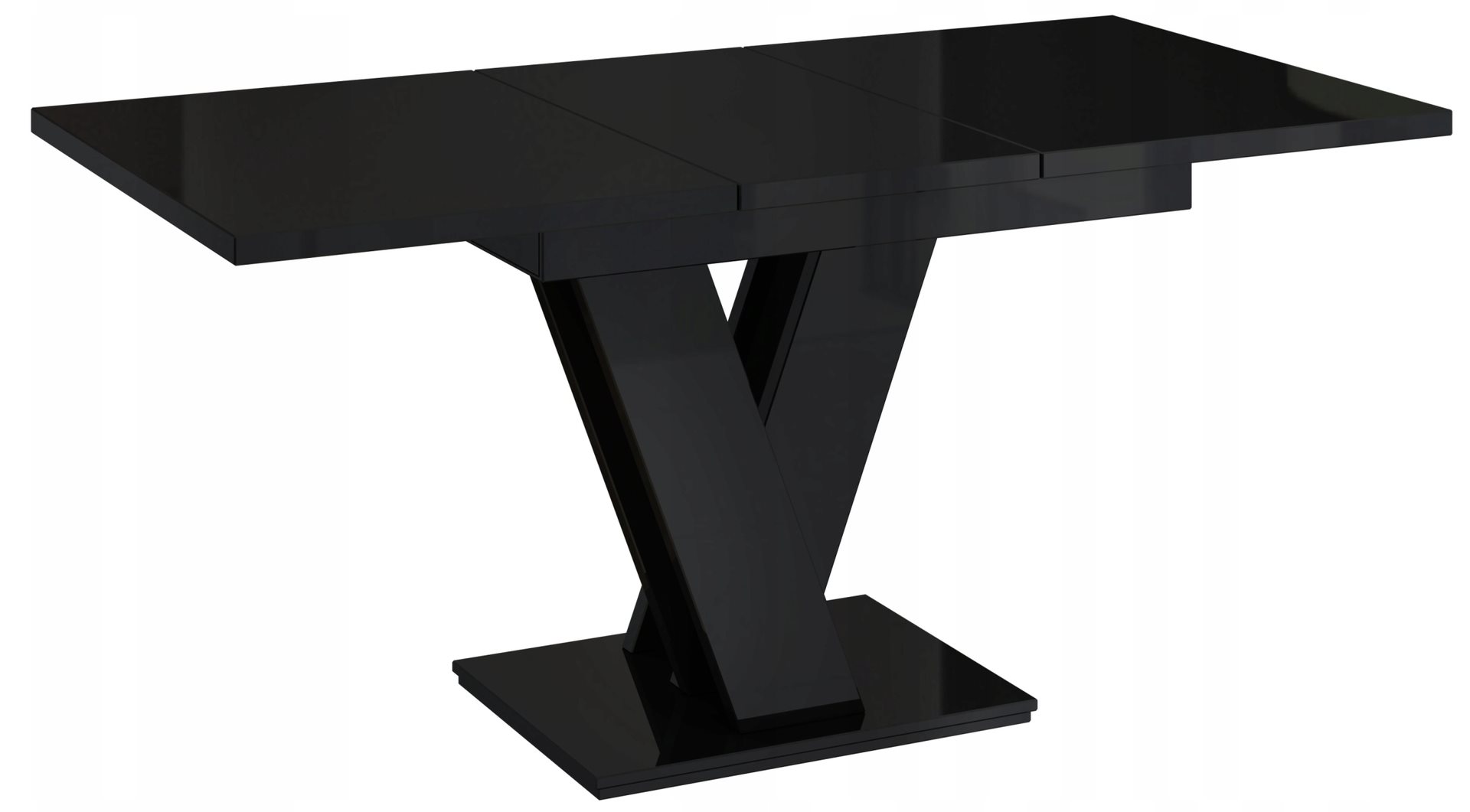 Image Masă de bucătărie extensibila Prospero Masiv Black Gloss