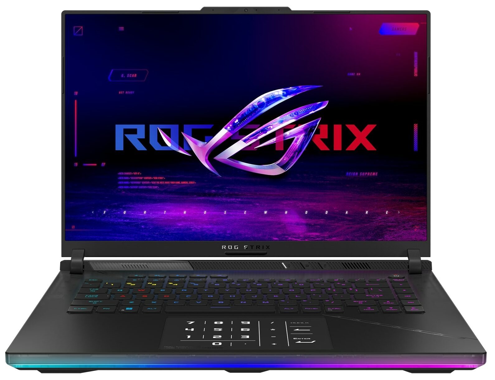 Image Laptop Asus ROG Strix SCAR 16 G634JZ (Core i9-13980HX, 32Gb, 1Tb) Black