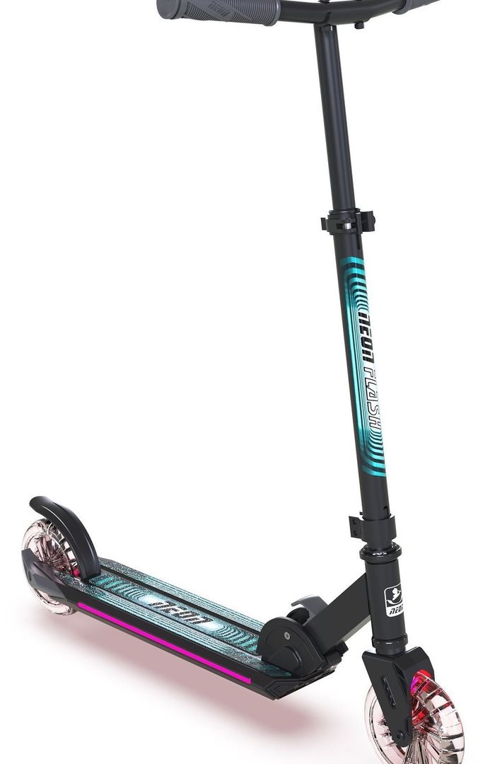 Image Самокат Neon Flash Black, Turquoise