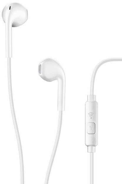 Image Наушники CellularLine LIVE EGG Capsule With Micro White