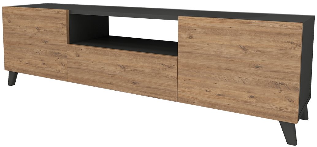 Image Tumba pentru TV Fabulous 46x140 Anthracite, Pine