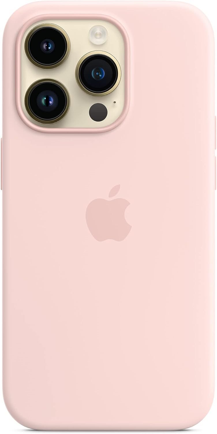 Image Чехол Original iPhone 14 Silicone Case with MagSafe Chalk Pink