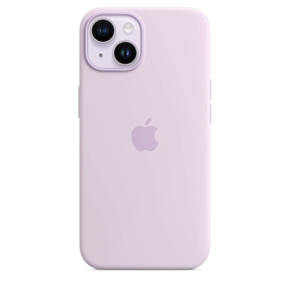 Image Husă Original iPhone 14 Silicone Case with MagSafe Lilac
