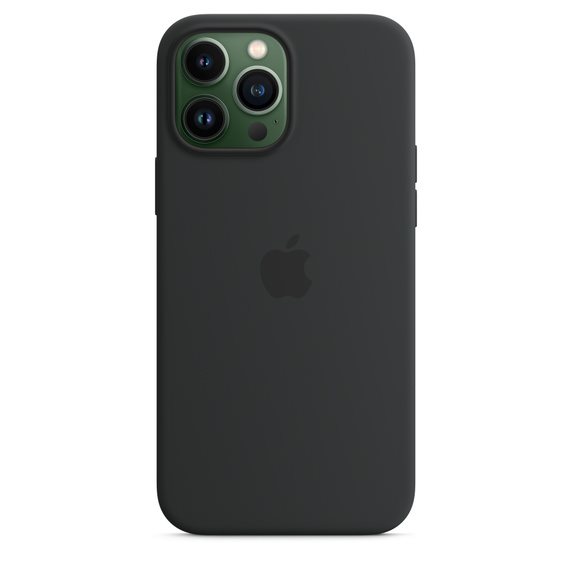Image Husă Original iPhone 13 Pro Max Silicone Case with MagSafe Midnight