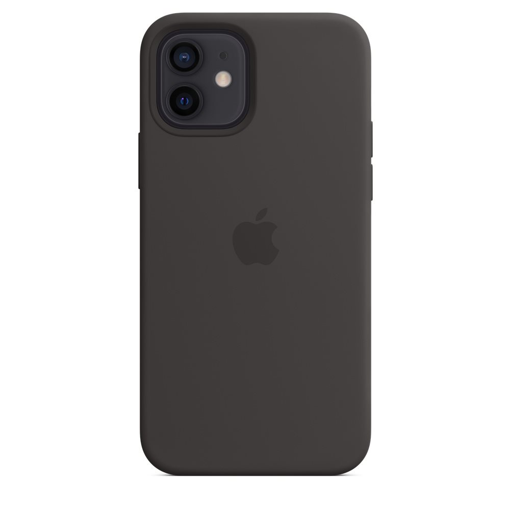Image Чехол Original iPhone 12/12 Pro Silicone Case with MagSafe Black