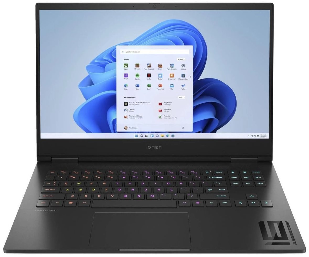 Image Ноутбук HP Omen Gaming 16 (16-wf0019ci) (Intel Core i7-13700HX / 16GB  / 1TB) Shadow Black