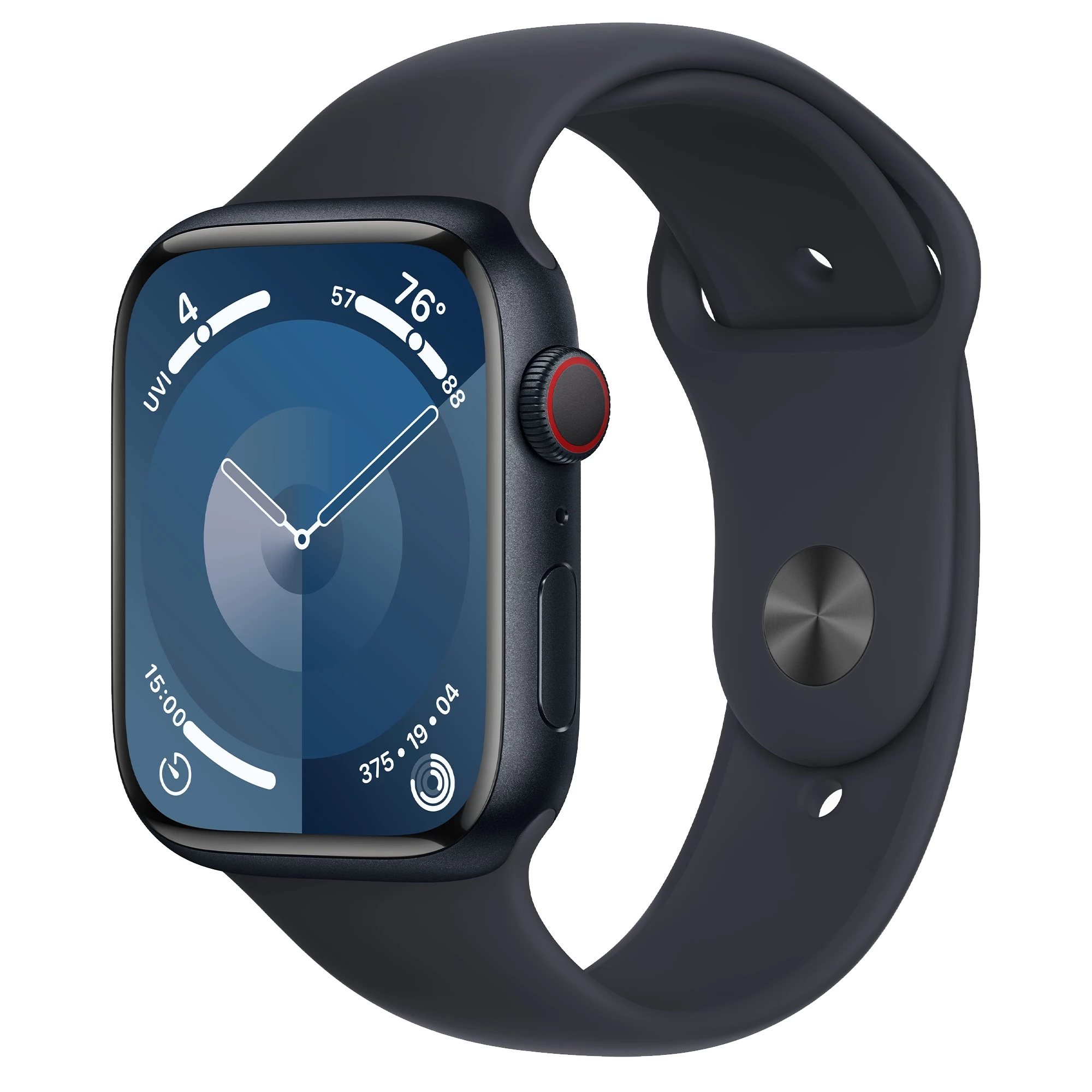 Ceas inteligent Apple Watch Series 9 GPS + LTE 45mm MRMC3 Midnight Sport Band S/M