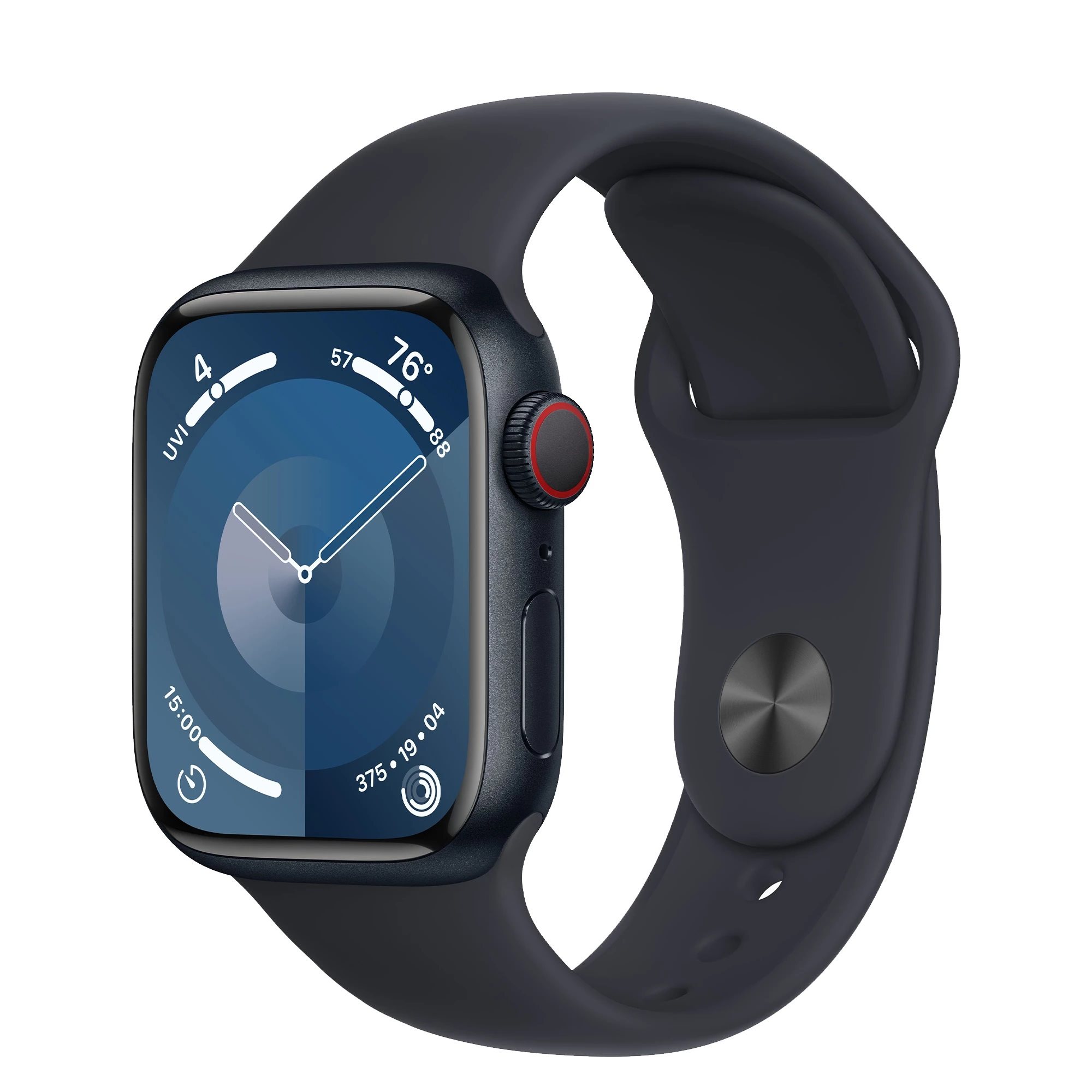 Image Умные часы Apple Watch Series 9 GPS + LTE 41mm MRHR3 Midnight Sport Band S/M