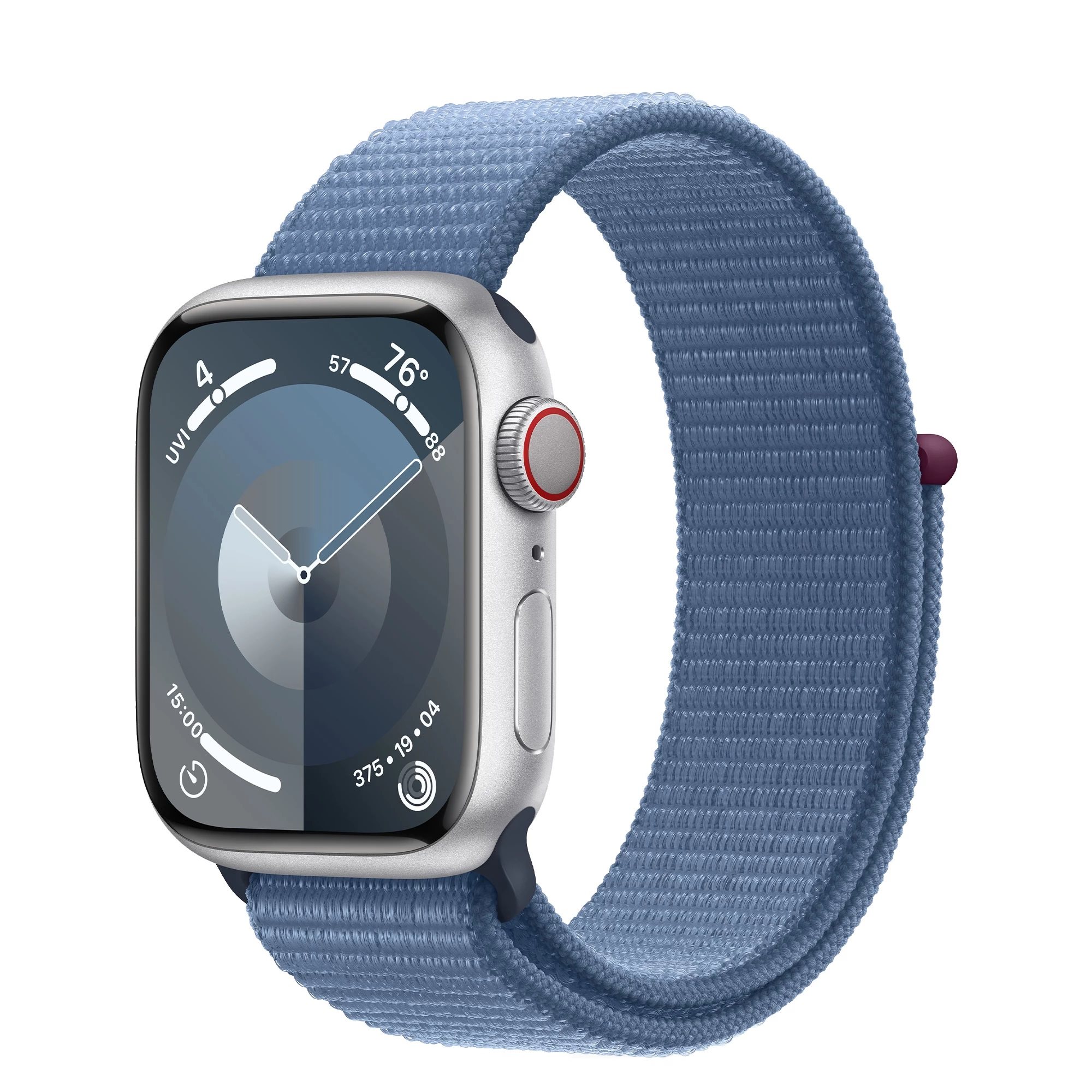 Ceas inteligent Apple Watch Series 9 GPS + LTE 41mm MRHX3 Winter Blue Sport Loop