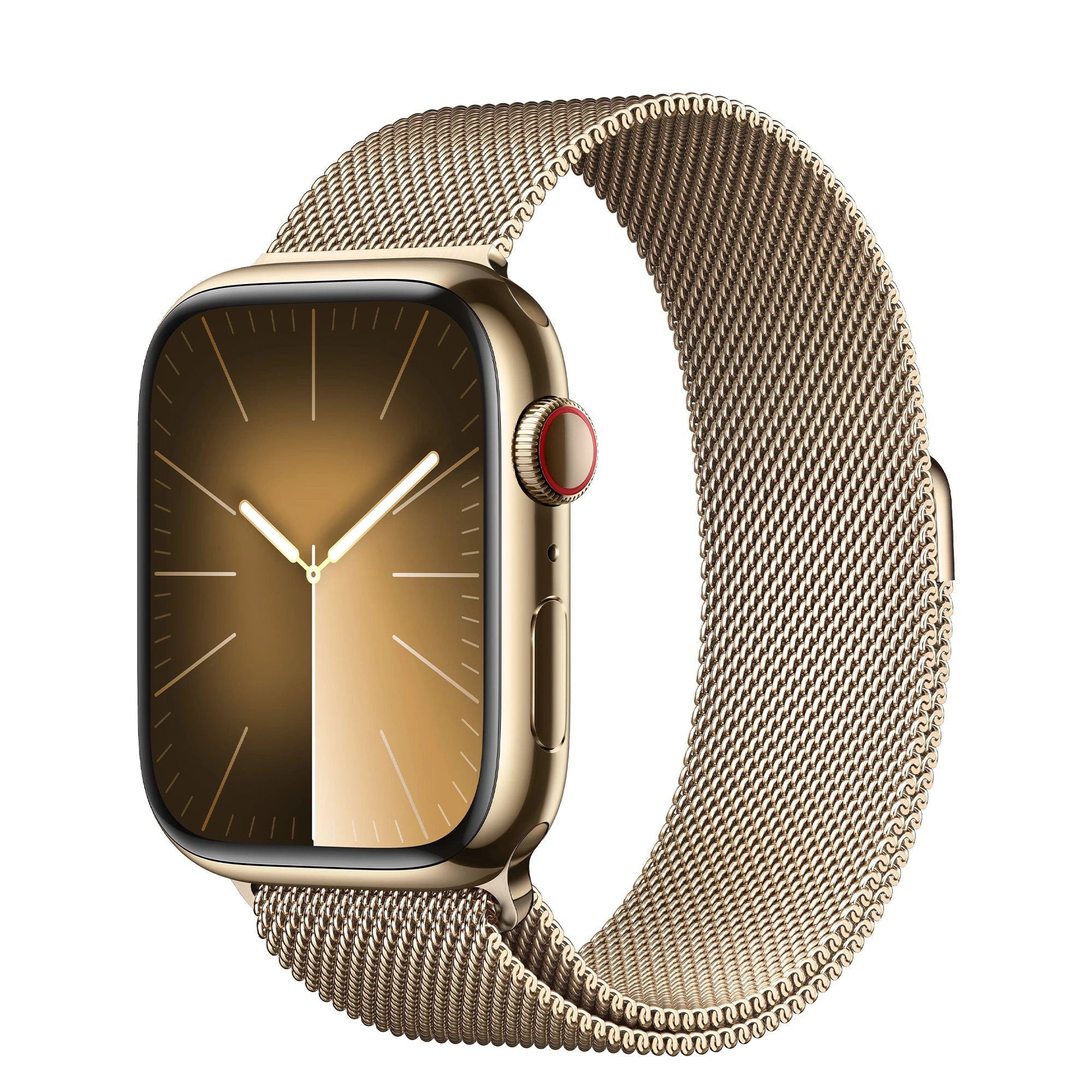 Умные часы Apple Watch Series 9 GPS+LTE 41mm MRJ73 Gold St. Steel, Gold Milanese Loop