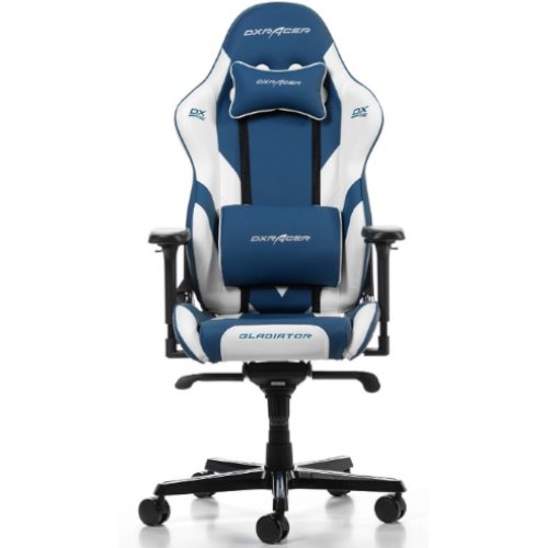 Scaun gaming DXRacer Gladiator GC-G001-BW-BX2 Blue, White