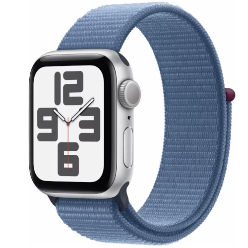 Image Умные часы Apple Watch SE (2023) GPS 44mm MREF3 Silver Al.Case, Winter Blue Sport Loop