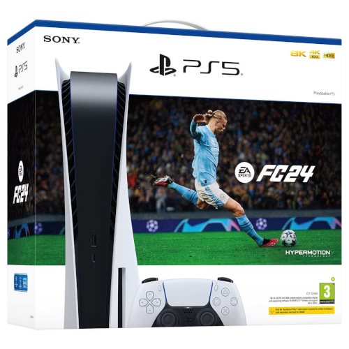 Image Игровая приставка Sony PlayStation 5 825GB с дисководом + диск EA Sports FC 24