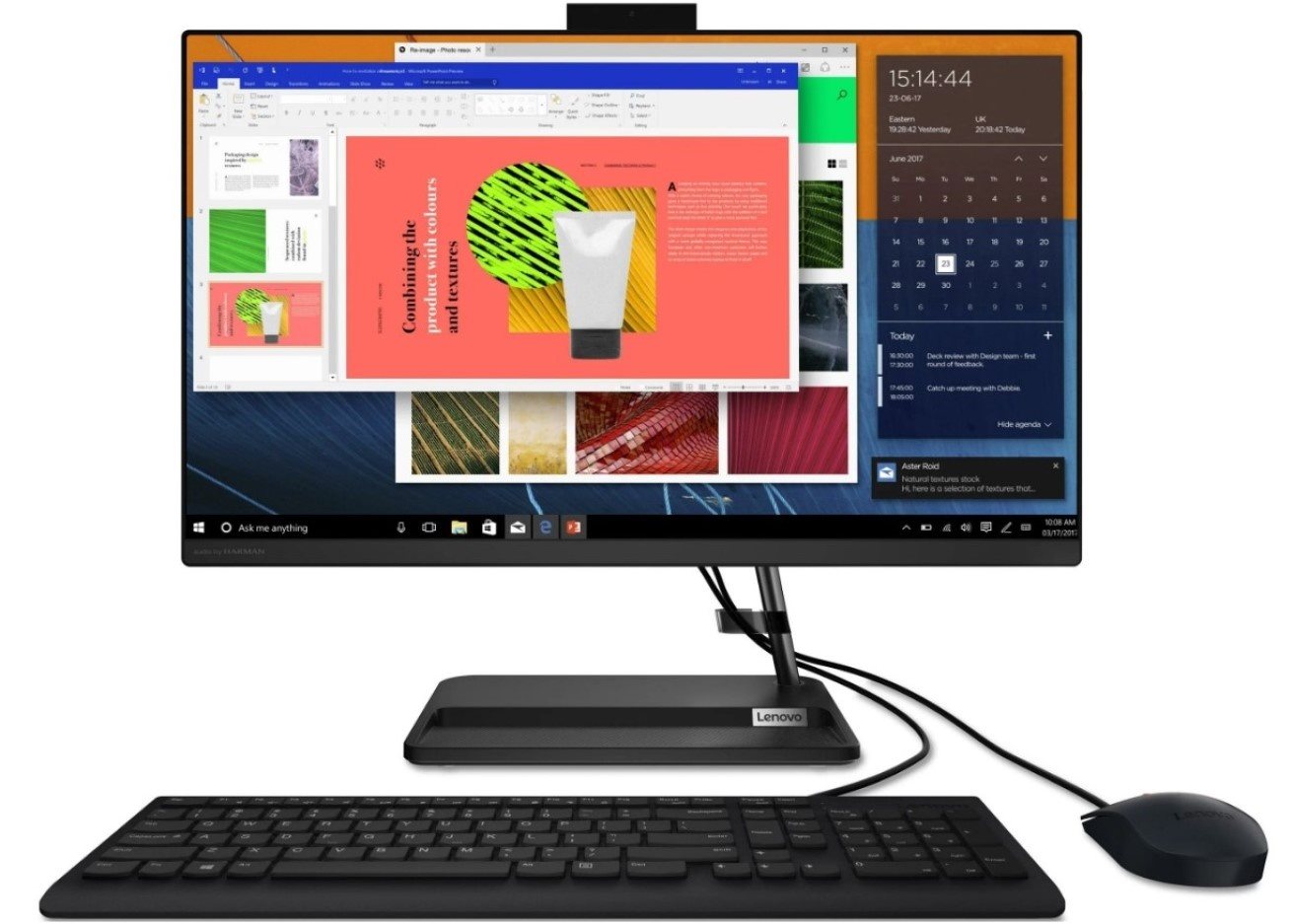 Image All-in-One PC Lenovo IdeaCentre 3 24ALC6 (Ryzen 7 7730U,16GB, 512GB) Black