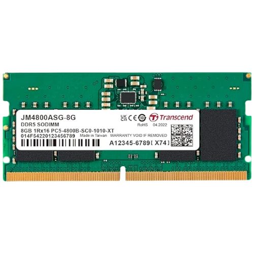 Memorie RAM Transcend JetRam 8GB DDR5-4800MHz SODIMM