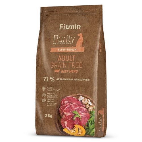 Сухой корм для собак Fitmin Purity GF Adult Beef 2 kg