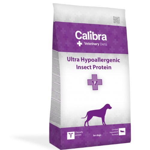 Hrana uscata pentru caini Calibra VD Ultra-Hipoallergenic Insect 12kg