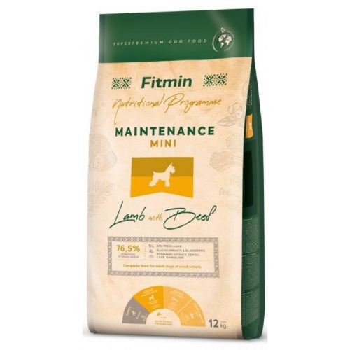 Image Сухой корм для собак Fitmin mini maintenance lamb beef 12 kg