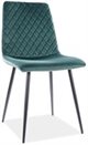 Image Scaun de bucatarie Signal Irys Velvet Black, Green