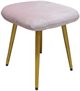 Image Табурет Tempo Kondela Terona Light Pink, Golden