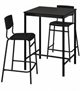 Image Set de bucatarie Ikea Sandsberg 67x67, Stig 2  Black