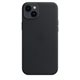 Image Чехол Original iPhone 14 Plus Leather Case with MagSafe Midnight