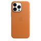 Image Чехол Original iPhone 13 Pro Leather Case with MagSafe Golden Brown