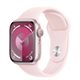 Ceas inteligent Apple Watch Series 9 GPS 41mm MR933 Light Pink Sport Band S/M