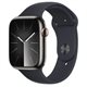 Ceas inteligent Apple Watch Series 9 GPS+LTE 45mm MRMW3 Graphite St. Steel, Midnight Sport Band M/L