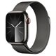 Image Ceas inteligent Apple Watch Series 9 GPS+LTE 45mm MRMX3 Graphite St. Steel, Graphite Milanese Loop